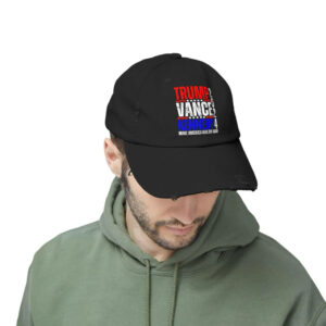 Make America Healthy Again Trump Vance Kennedy 2024 Election Unisex Distressed Caps 2024