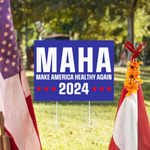 Make America Healthy Again Yard Signs, Vance Trump Kennedy Sign