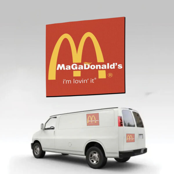 McDONALDs Trump vance i’m lovin’ it Car Magnet