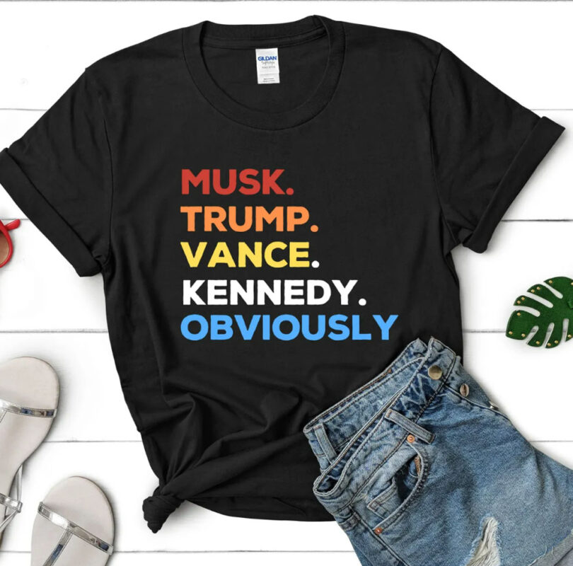 Musk Trump Vance Kennedy Shirt, Musk and Trump