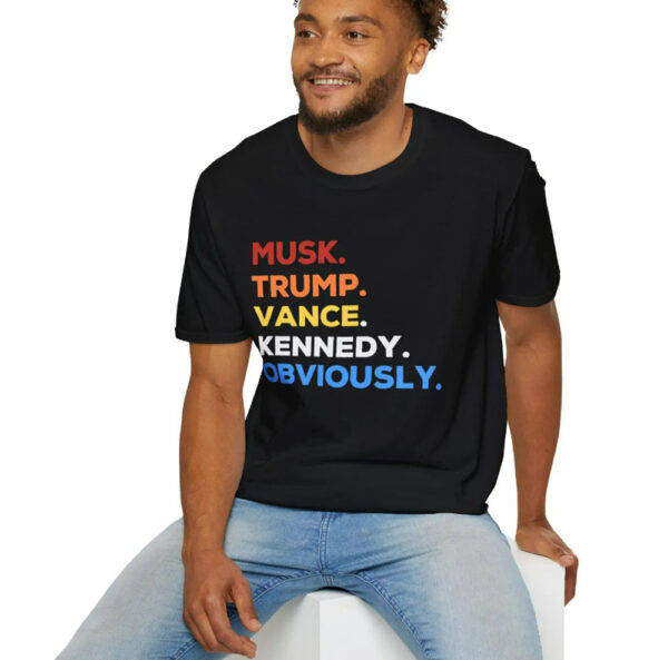 Musk Trump Vance Kennedy T-Shirts, Musk and Trump