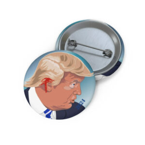 New 2024 Patriotic Button, Trump USA Voting Pin