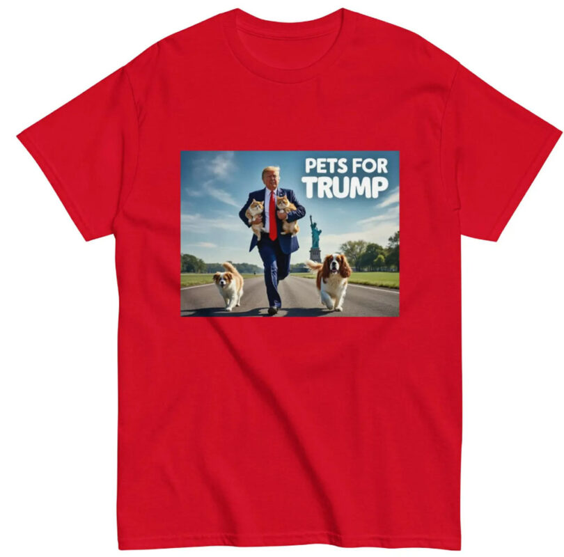 Pets for Trump tee shirt