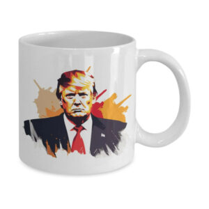 President Donald J Trump Mug, Trump Vance 2024, Trump 45 & 47, Trump Art Mugs