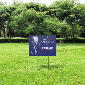 Pro Trump Yard Sign 2024, Pray for America President Trump Vance, Pastor Gift