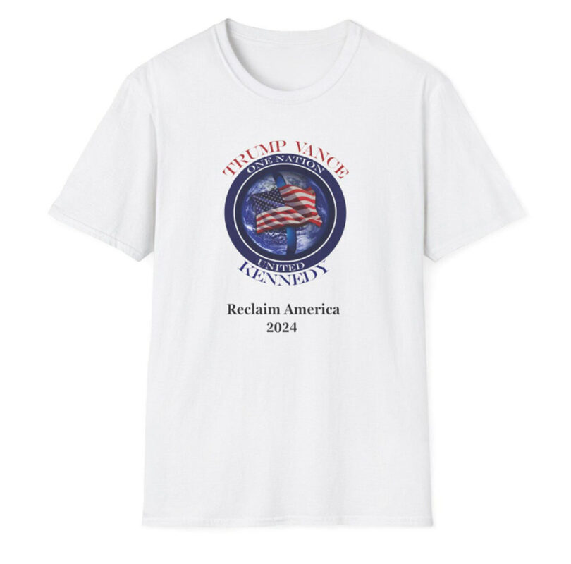 Reclaim America Trump Vance Kennedy T shirt, Patriotic shirts, American Flag tee