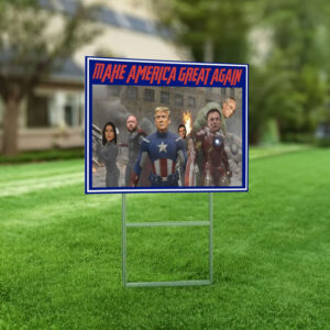 Republicans Crew Yard Sign, Make America Great Again Yard Sign, Trump Yard Signs