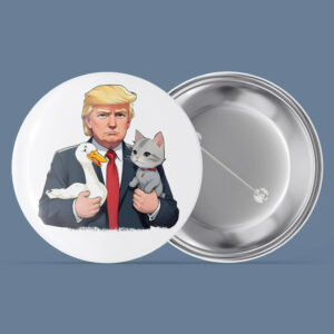 Save Our Pets Pin Button, Vote For Trump Pins 2024