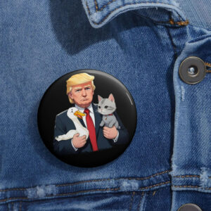 Save Our Pets Pin Buttons, Vote For Trump Pins 2024