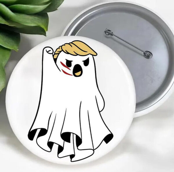 Spooky Trump Halloween Vote For Trumpp Pin