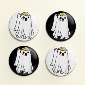 Spooky Trump Halloween Vote For Trumpp Pin Button