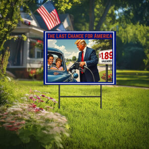 The Last Change For America Yard Sign, Make America Great Again Yard Signs