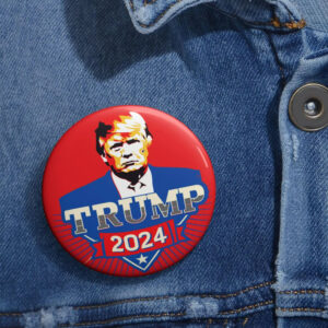 Trump 2024 Election Pin - MAGA Supporter Lapel Pin - Pro Trump 2024 Buttons