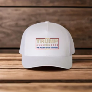 Trump 2024 Hat, The Rules Have Changed Cap, Trump 2024 Trucker Hat, Trump 2024 Hats, Trump Trucker Hats, Adjustable Trump Cap