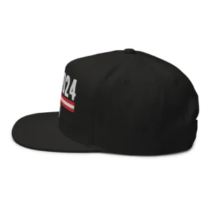 Trump 2024 Hat, Trump 45 47 Hats (Embroidered Flat Bill Snapback Caps)