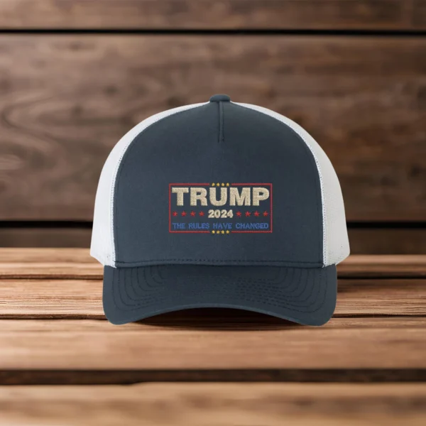 Trump 2024 Hats, The Rules Have Changed Cap, Trump 2024 Trucker Hat, Trump 2024 Hat, Trump Trucker Hat, Adjustable Trump Cap