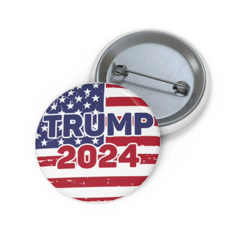 Trump 2024 Pin Button, Trump Pin Badge