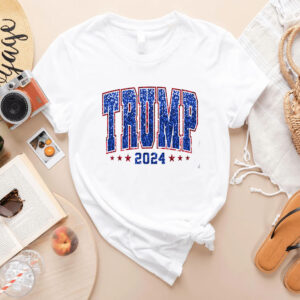 Trump 2024, President Trump, Trump Varsity Shirt, Distressed Trump 47 T-Shirt