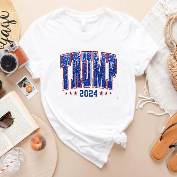 Trump 2024, President Trump, Trump Varsity Shirt, Distressed Trump 47 T-Shirt