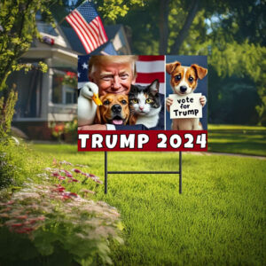 Trump 2024 SAVE OUR PETS yard signs, Trump Yard Signs, Vote Trump