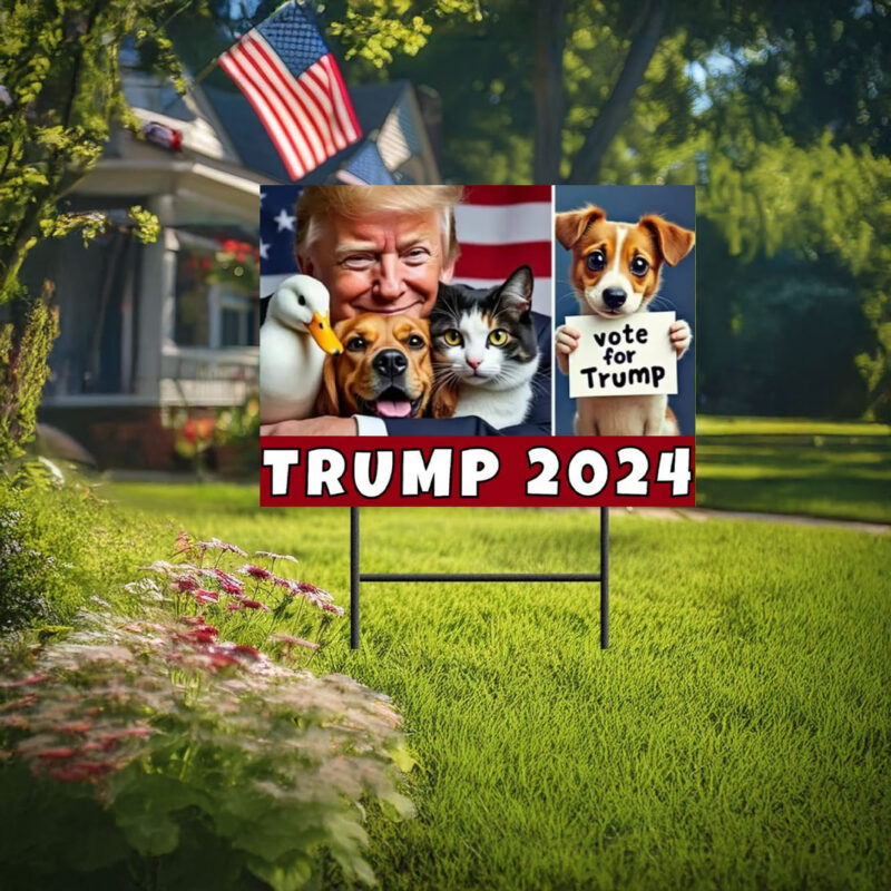 Trump 2024 SAVE OUR PETS yard signs, Trump Yard Signs, Vote Trump