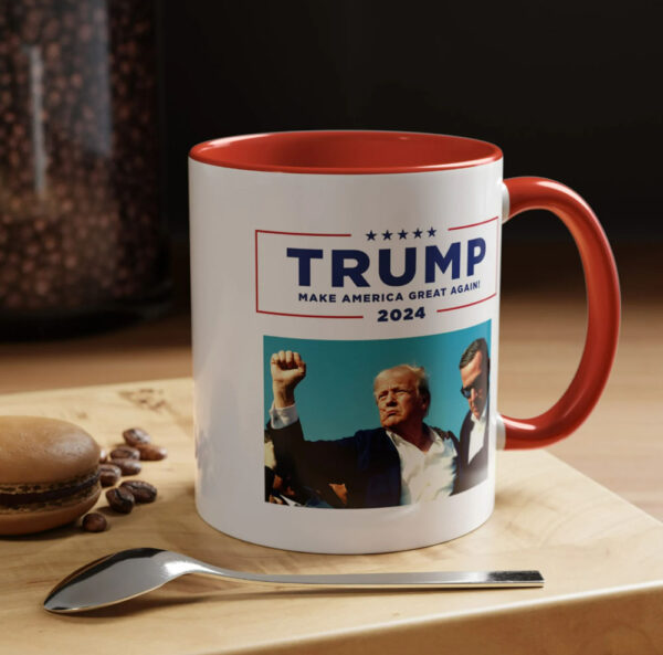 Trump Assassination Attempt Coffee Mug, Trump 2024 mug, Donald J Trump President Mug