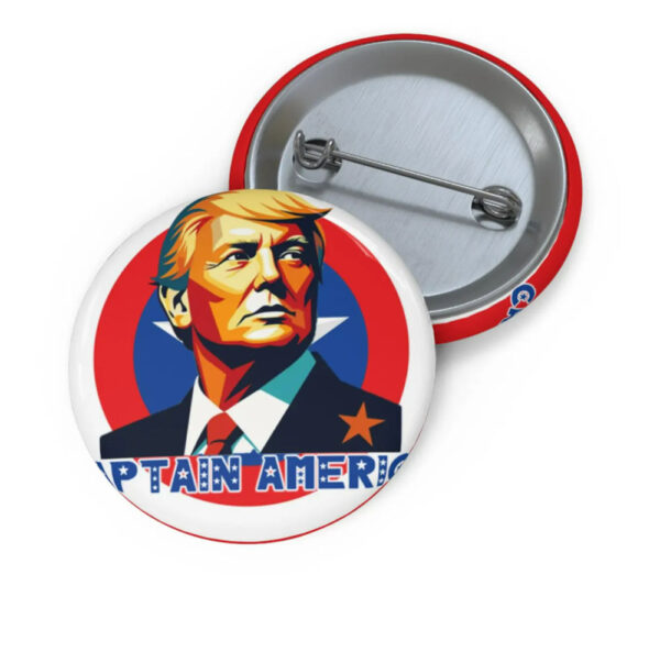 Trump Captain America Pin Button