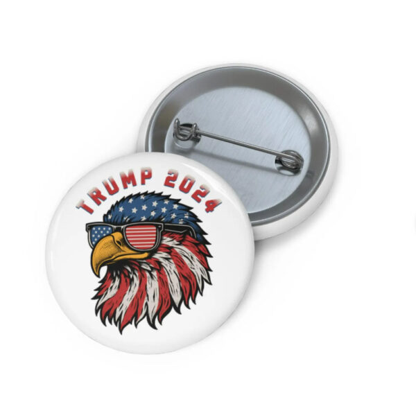 Trump Eagle Custom Pin Button