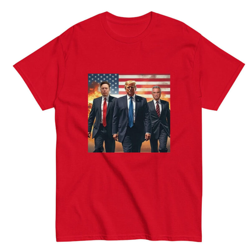 Trump Elon RFK tee shirts