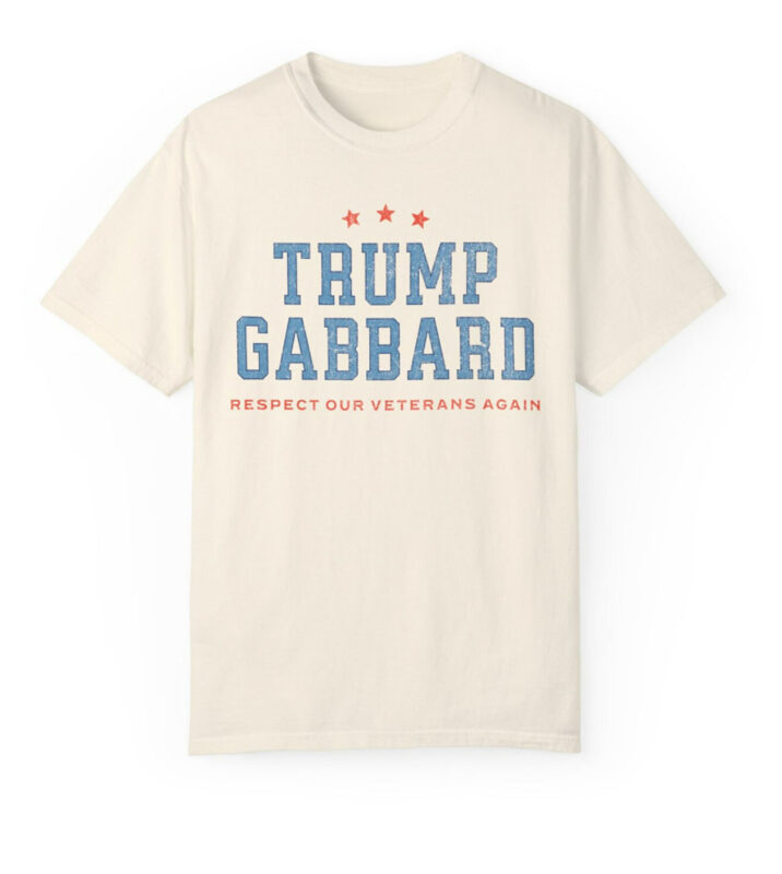 Trump Gabbard Shirt Respect Our Veterans Again, Trump Kennedy 2024, MAGA Shirts