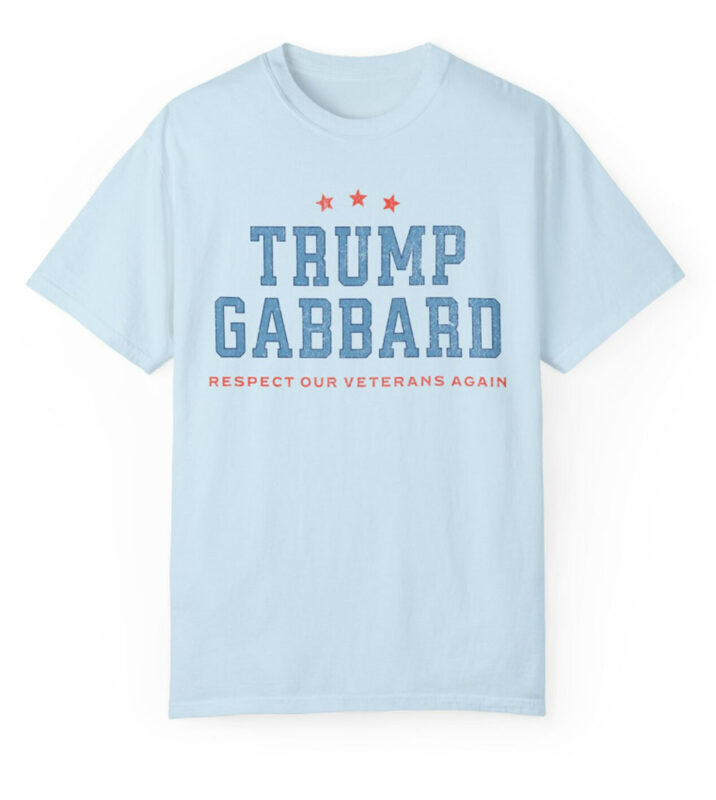 Trump Gabbard Shirts Respect Our Veterans Again, Trump Kennedy 2024, MAGA Shirt