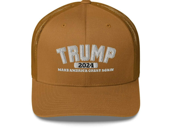 Trump Hat Make America Great Again Embroidered Trump 2024 Trucker Cap Trump Merchandise