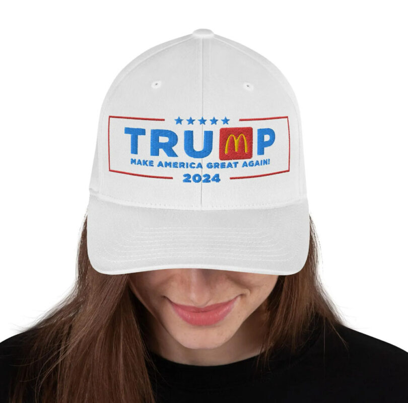 Trump Hat, Trump McDonald Hat, Political Hats, Presidential Election 2024