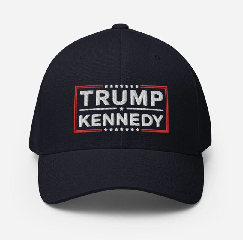 Trump Kennedy 2024 Hat, Embroidered Flexfit Cap, Make America Healthy Again