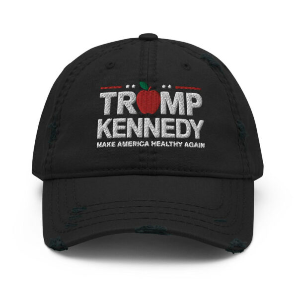 Trump Kennedy 2024 Hat, Make America Healthy Again, Embroidered Distressed Cap