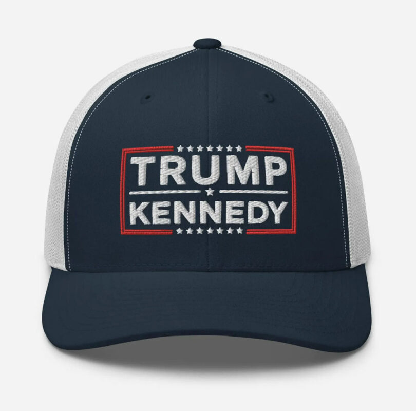 Trump Kennedy 2024 Trucker Hat - Headwear, Trump Merch, Trump 2024