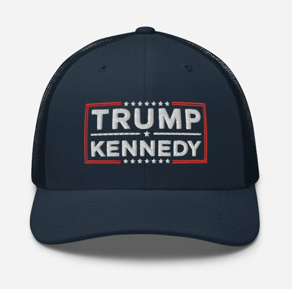 Trump Kennedy 2024 Trucker Hat, Headwear - Trump Merch, Trump 2024