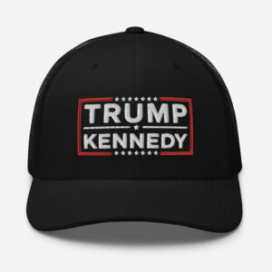 Trump Kennedy 2024 Trucker Hat, Headwear, Trump Merch, Trump 2024