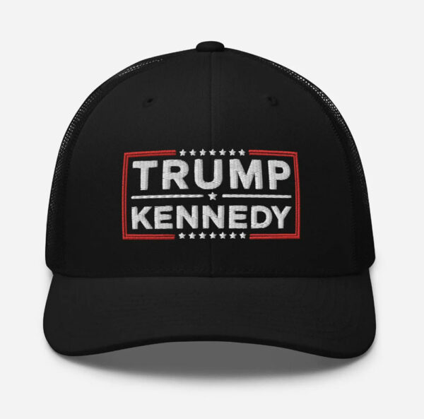 Trump Kennedy 2024 Trucker Hat, Headwear, Trump Merch, Trump 2024