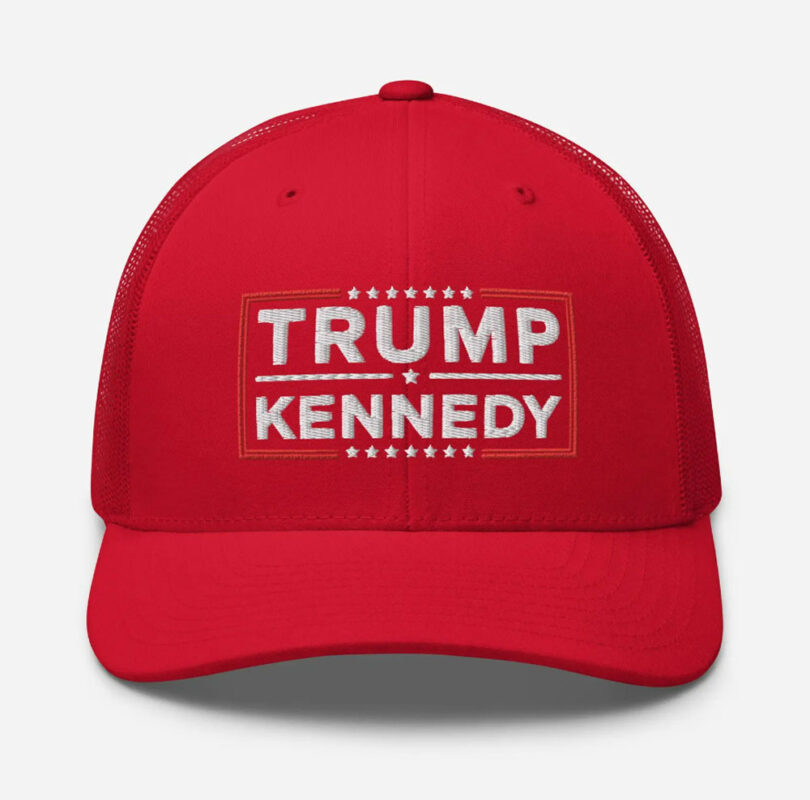 Trump Kennedy 2024 Trucker Hat - Headwear - Trump Merch - Trump 2024