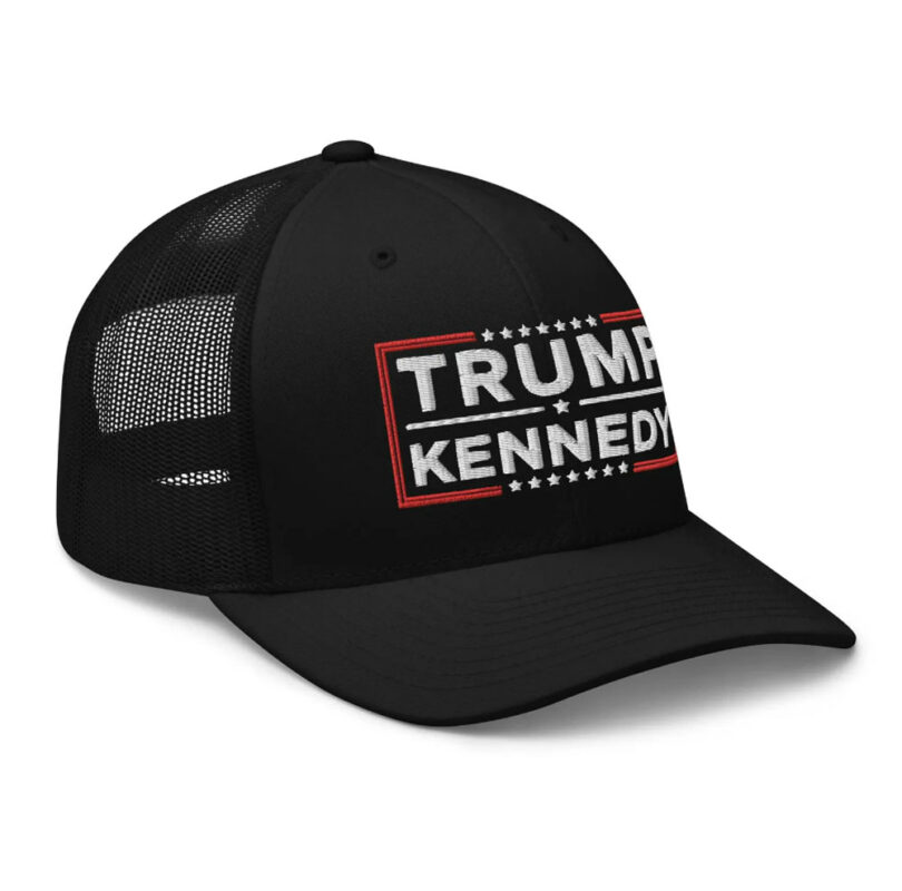 Trump Kennedy 2024 Trucker Hats, Headwear, Trump Merch, Trump 2024