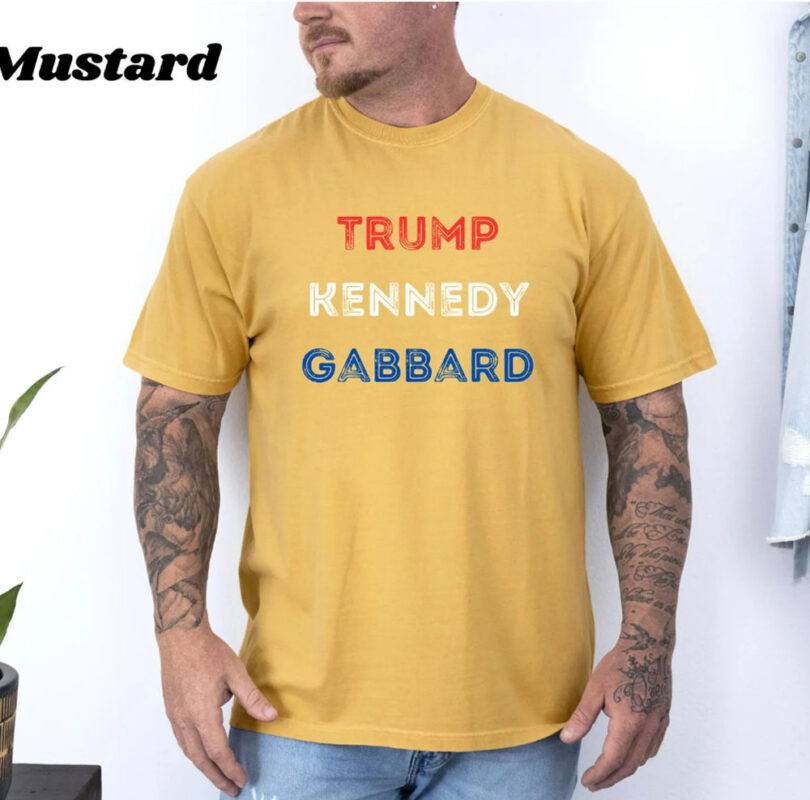 Trump Kennedy Gabbard, Trump for President, RFK Jr. for President, Tulsi Gabbard, Republican Shirts, Trump 2024