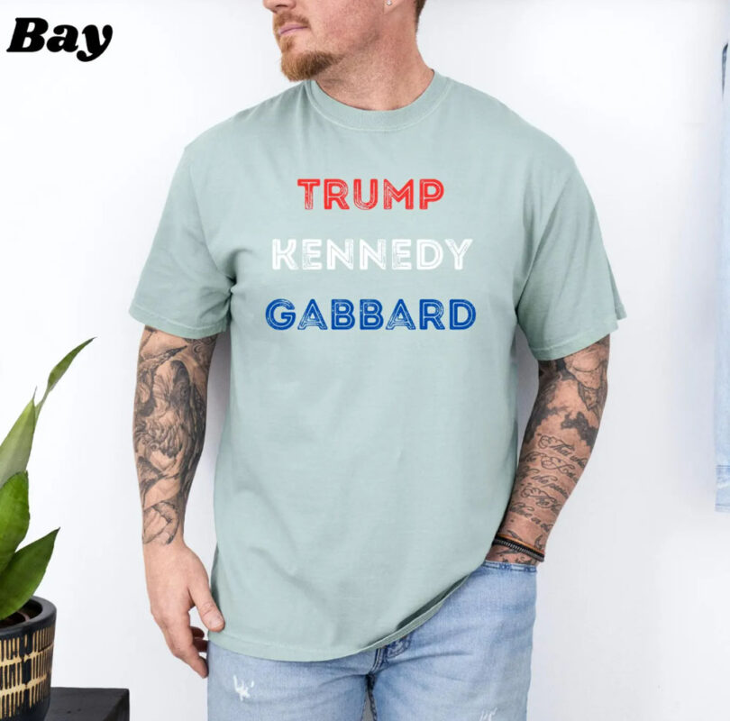 Trump Kennedy Gabbard, Trump for President, RFK Jr. for President, Tulsi Gabbard, Republican T-Shirts, Trump 2024