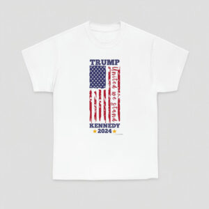 Trump Kennedy United We Stand American Flag Svg & Png, 2024 Election T-Shirt Design