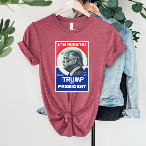 Trump Kennedy Vintage Poster Election Unisex Tee Shirt - American Made Quality Patriotic Clothing