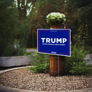 Trump MAGA Political Yard Signs - Trump Vance 2024 America Yard Sign