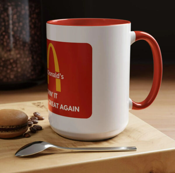 Trump MagaDonald Coffee Or Tea Mugs - I'm Lovin' It - Make Chicken Great Again Mug