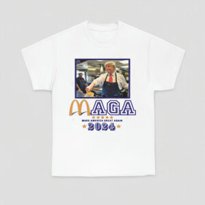 Trump McDonalds MAGA t-shirts for Men and Women Political Statement Graphic Tee, Unisex Top