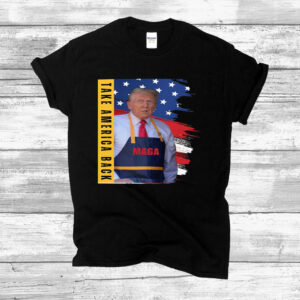 Trump Mcdonalds Shirt Funny Trendy MAGA Take America Back Mcdonald Election 2024 Shirt