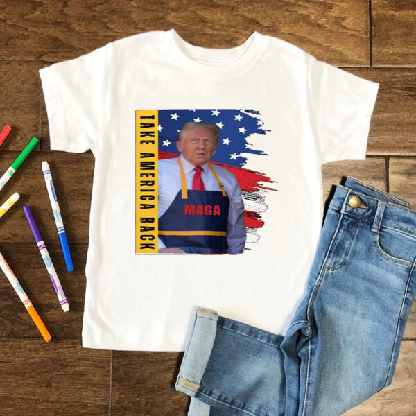 Trump Mcdonalds Shirt Funny Trendy MAGA Take America Back Mcdonald Election 2024 Shirts